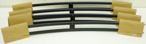 MTH 10-4067 Std Monorail Curved Track 4 Pack
