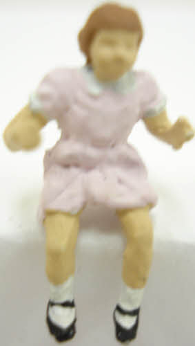 Arttista 1153 O Tricycle Riding Little Girl Pewter Figure