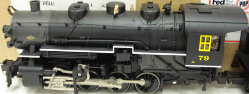 Lionel 6-11109 C&O 0-8-0 Steam Locomotive & Tender #79 w/TrainSounds