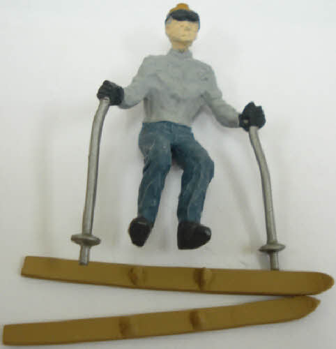 Arttista 1397 Man Skiing Pewter Figure