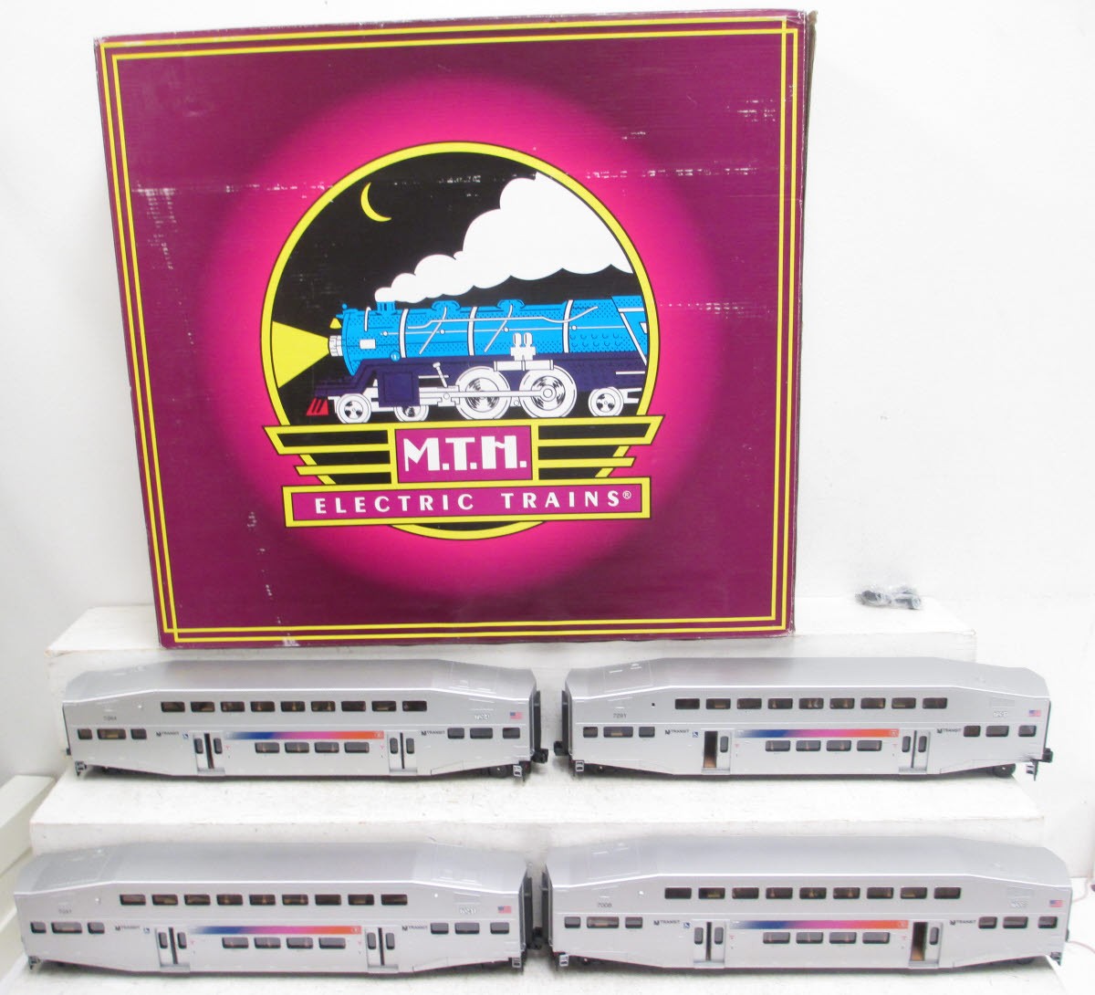 MTH 20-65140 O NJ Transit Bombardier Passenger Car Set (Set of 4)