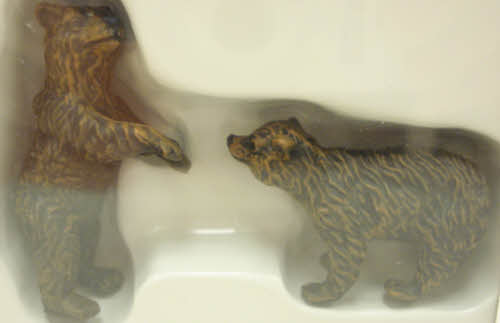 Preiser 47518 G Brown Bear Cubs Figures (Set of 2)