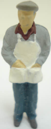 Arttista 1123 O Scale Old Man With Apron Pewter Figure