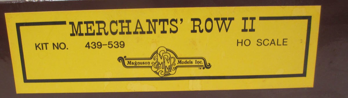 Magnuson Models 439-539 Merchants Row II Building Kit