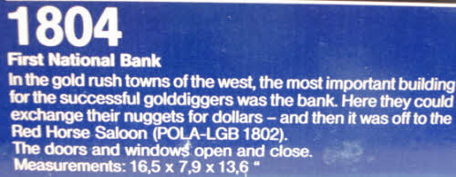 Pola 1804 G Scale First National Bank Western Building Kit