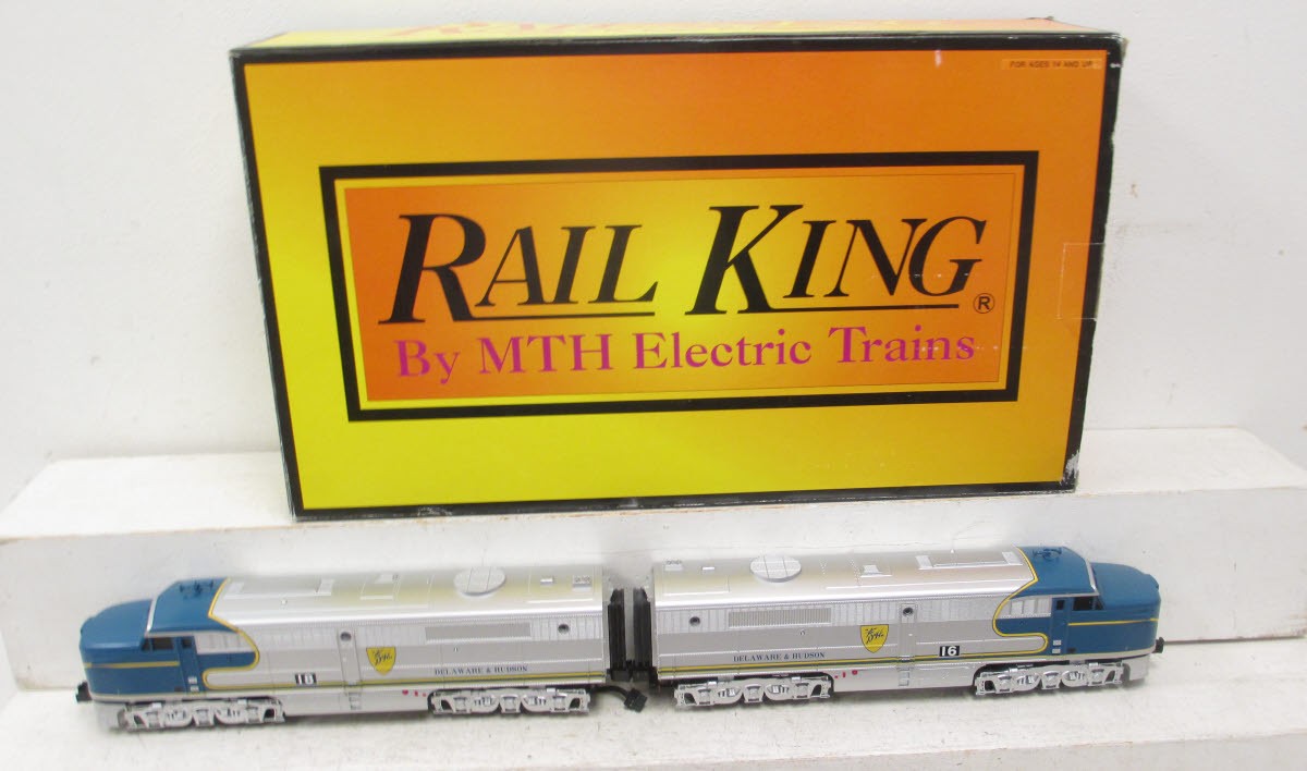 MTH 30-2854-1 D&H Alco PA AA Diesel Engine Set w/PS 2.0 #16/18