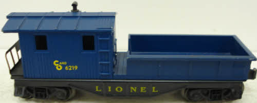 Lionel 6219 Vintage O Chesapeake & Ohio Blue Work Caboose