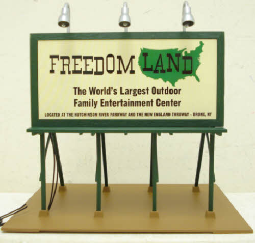 MTH 30-90045 Freedom Land Lighted Billboard