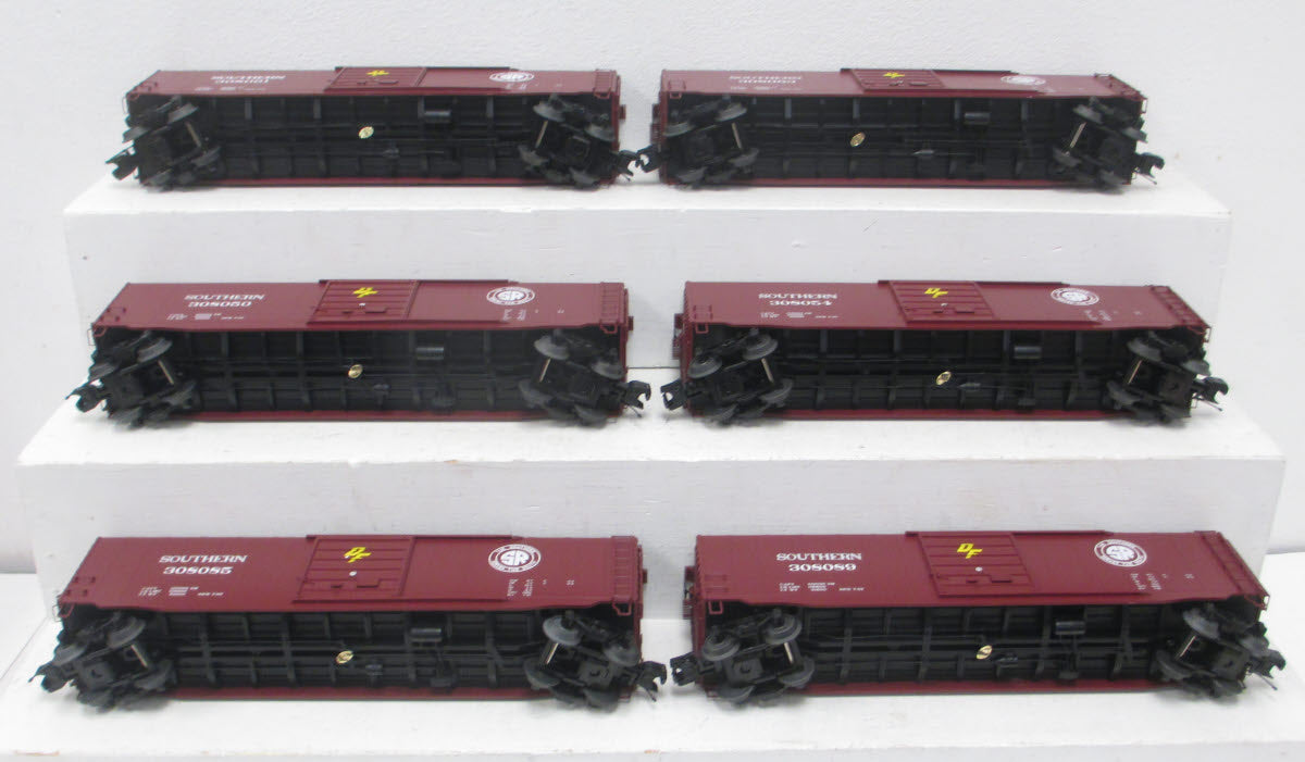 MTH 20-90715 O Southern 50' Ps-1 Box Car w/Pullman Standard Door (Set of 6)