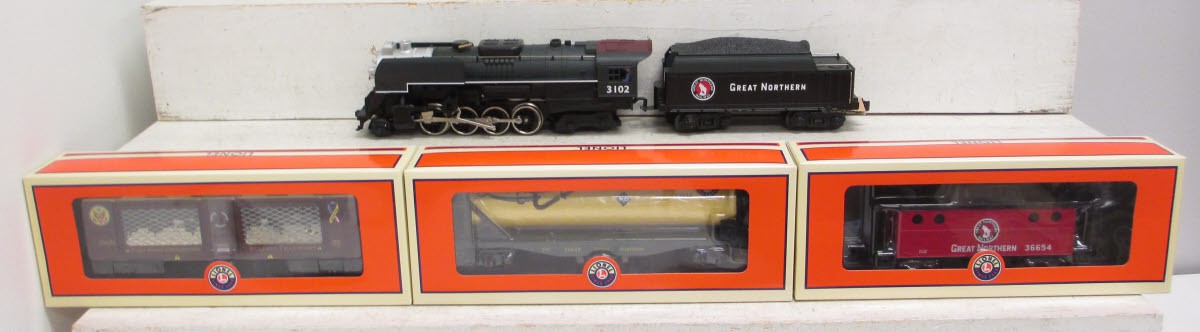Lionel 6-31799 O Gauge Great Northern Empire Freight Express Steam Train Set