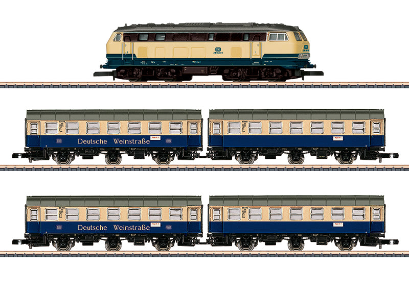 Marklin 81306 German Wine Road DB Z Gauge Diesel Passenger Train Set