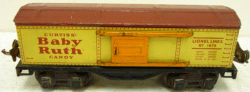 Lionel 1679 Vintage O Baby Ruth Tinplate Boxcar