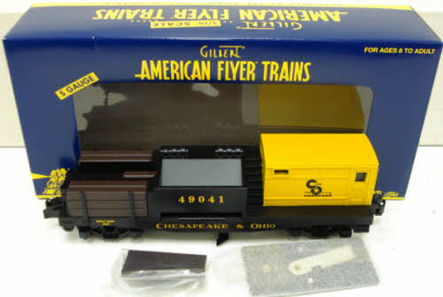 American Flyer 6-49041 S Scale Chesapeake & Ohio Tie Car