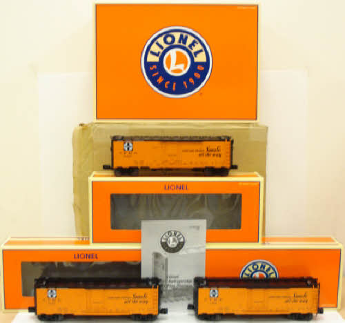 Lionel 6-11896 Santa Fe Steel-Sided Reefer Set