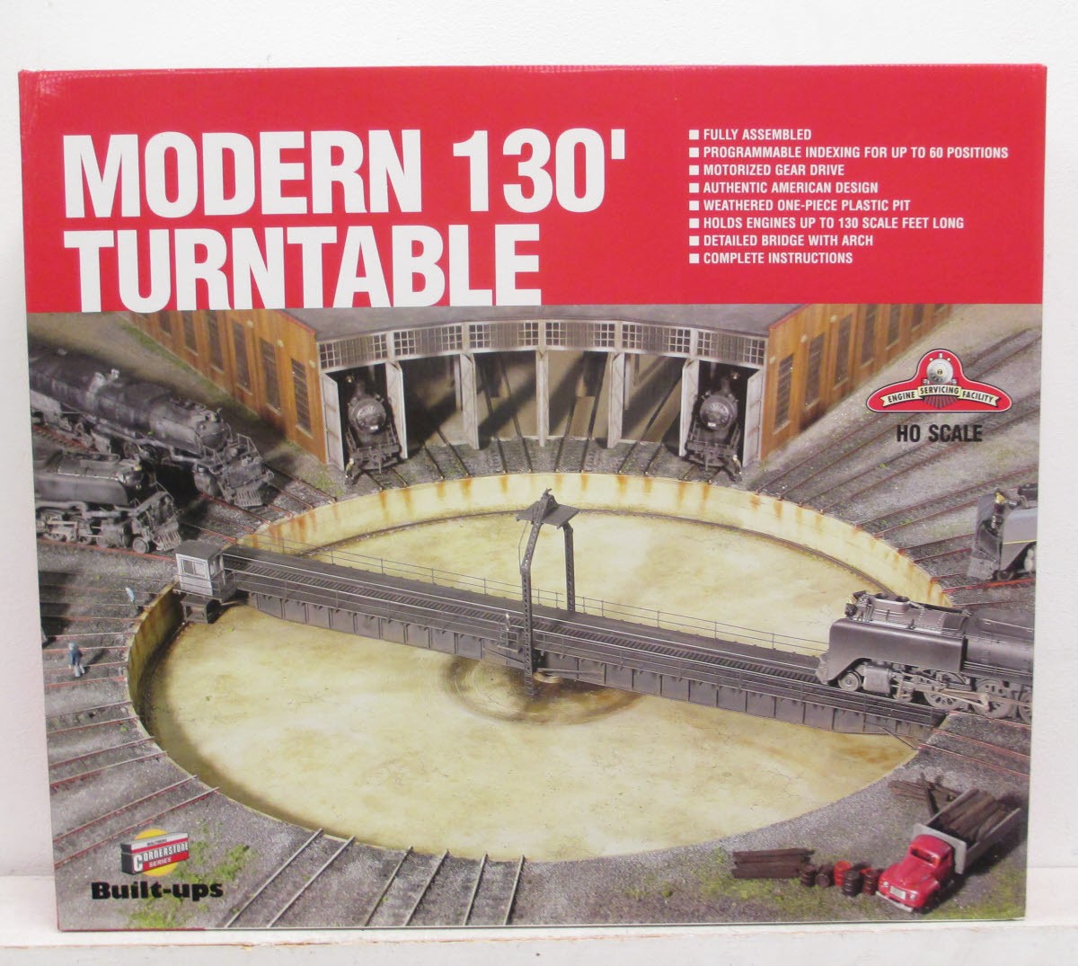 Walthers 933-2829 HO Scale Modern 130' Turntable Cornestone Built-Up Series