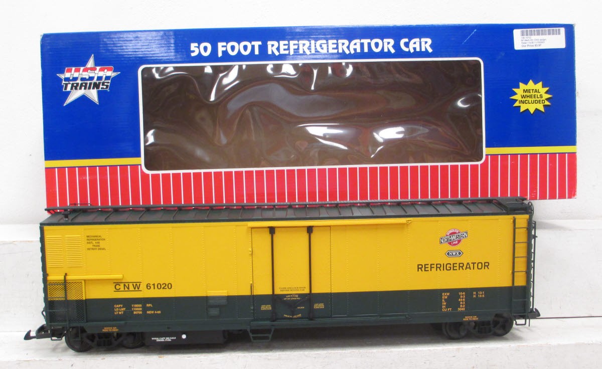 USA Trains R16722 G Chicago and North Western 50' Mechanical Refrigerator Car