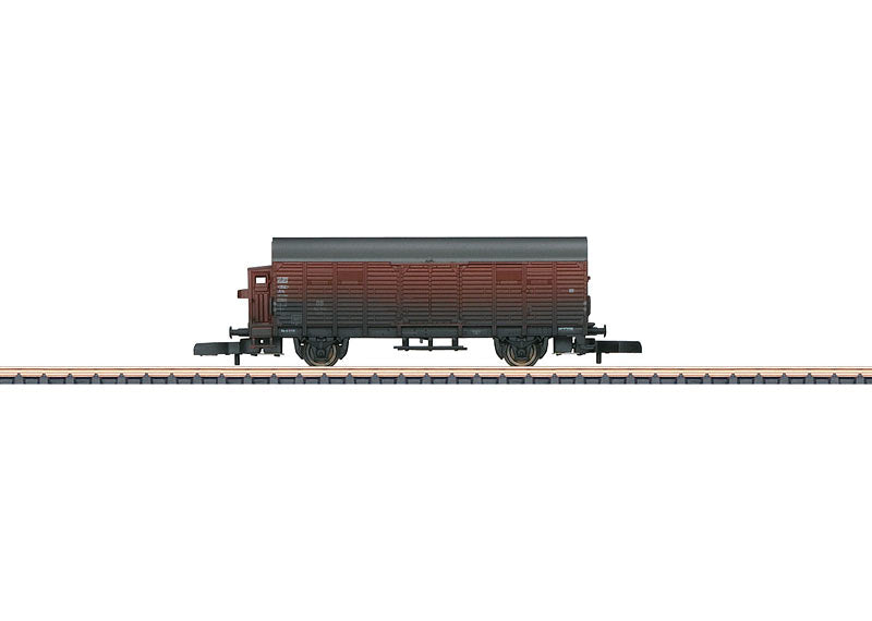 Marklin 82263 Z German Federal Railroad DB Type Gl 11 Boxcar w/Brakeman's Cab #3