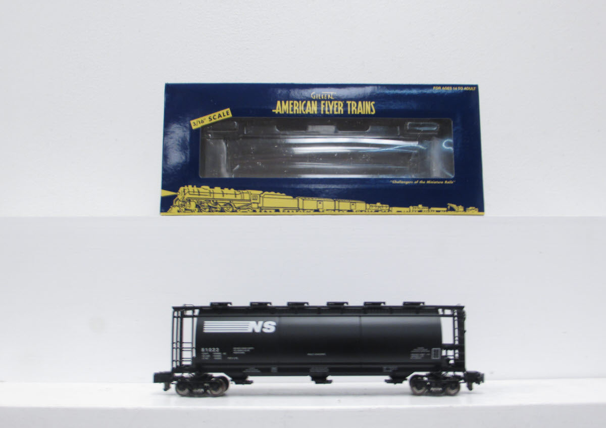 American Flyer 6-48651 S Scale Norfolk Southern Cylindrical 3-Bay Hopper #81022