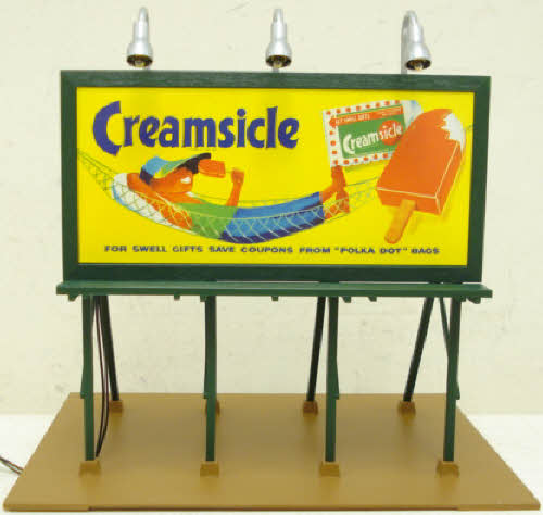 MTH 30-90089 Creamsicle Lighted Billboard