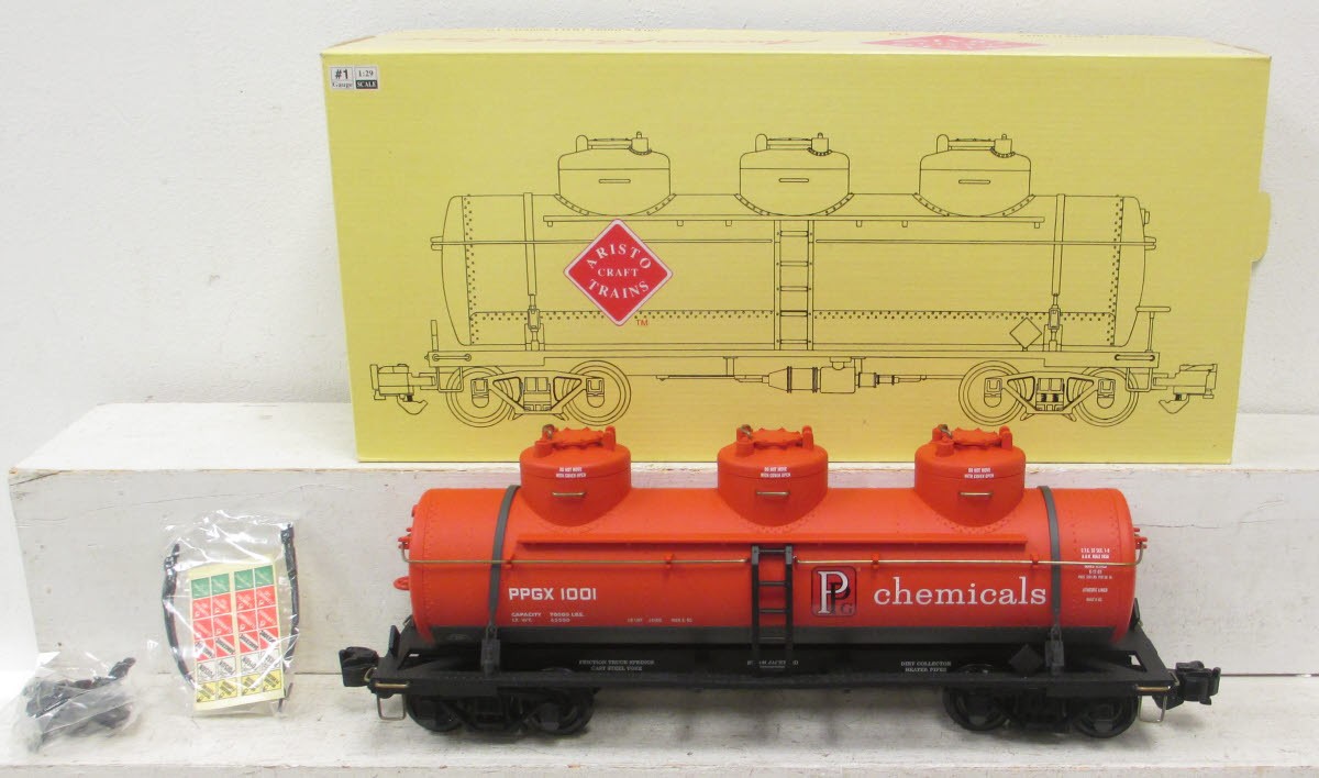 Aristo-Craft 41617 G PPG Chemical 3 Dome Tankcar