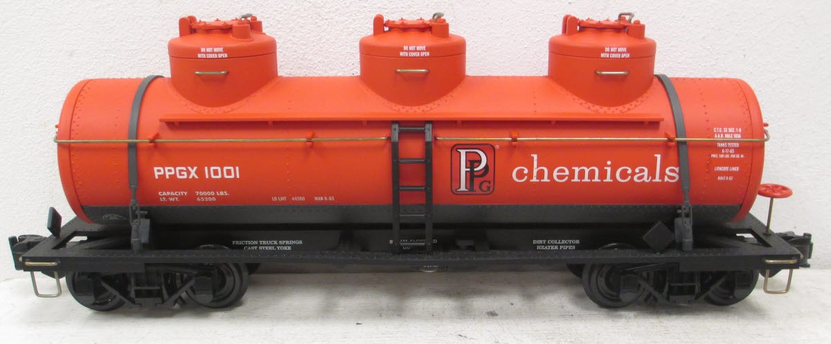 Aristo-Craft 41617 G PPG Chemical 3 Dome Tankcar