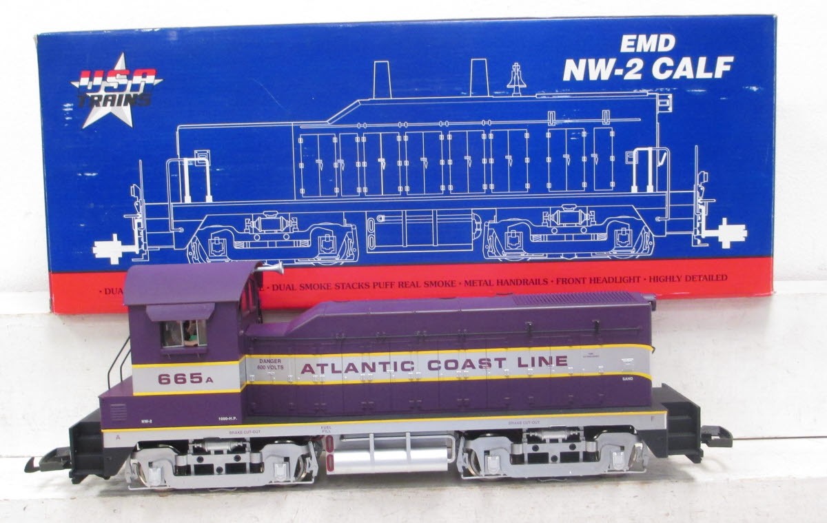 USA Trains 22015 G Atantic Coast Line NW-2 Switcher Diesel Locomotive #665