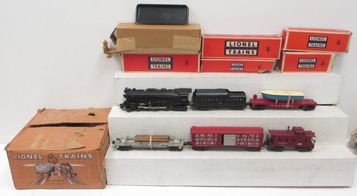 Lionel 2503WS O 665 Timberland Special Freight Set 2046W,3361,6434,6801,6357