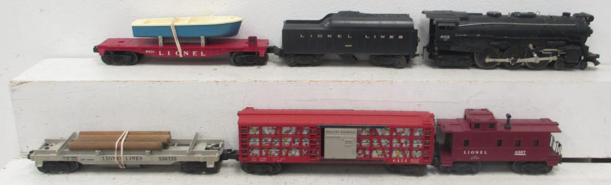 Lionel 2503WS O 665 Timberland Special Freight Set 2046W,3361,6434,6801,6357