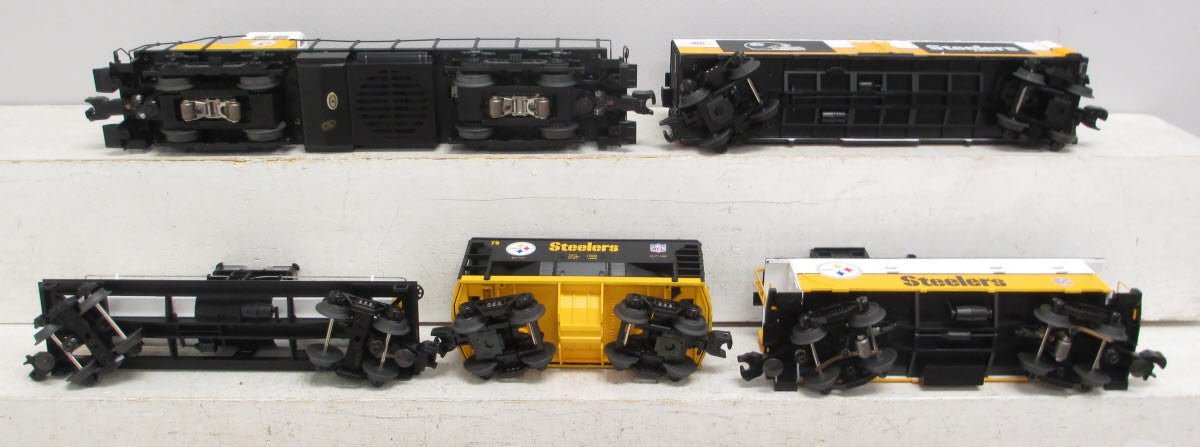 MTH 30-4177-1 O Gauge Pittsburg Steelers RailKing RS-3 Diesel Train Set w/PS 2.0