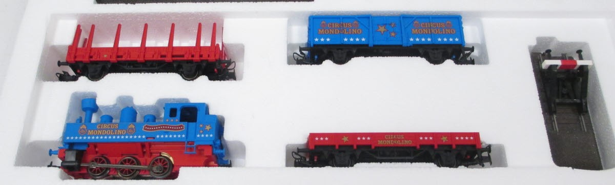 Marklin 29411 HO Circus Mondolino Steam Starter Train Set