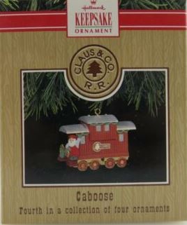 Hallmark XPR9733 Lionel Caboose Christmas Tree Ornament