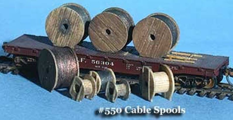 Fine N Scale Products FNM-550 N Assorted Cable Spools for Flatbeds and Factories