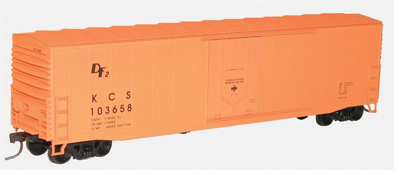 Accurail 5822 HO Kansas City Southern 50' Welded Plug-Door Boxcar