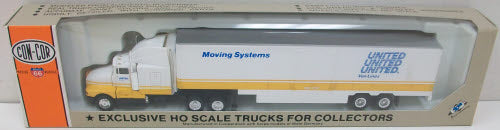 Con-Cor 0004-001060 HO Moving Systems T600A Kenworth Tractor Van Trailer