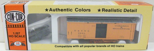 Con-Cor 110015 HO D&SNG Old Time Boxcar Kit