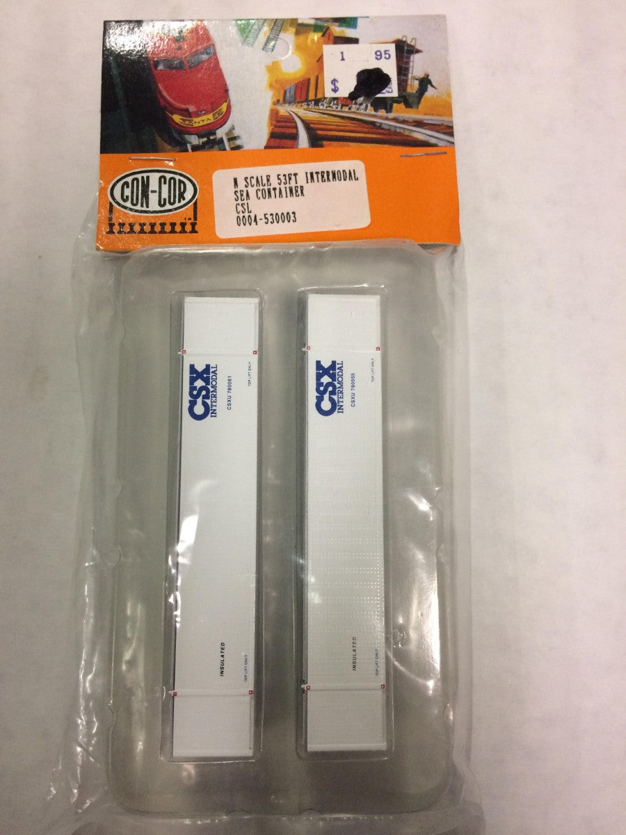 Con-Cor 0004-530003 N 53ft Intermodal Sea Container CSX