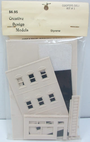 Creative Design Models 1 HO Cooper's Deli Building Kit