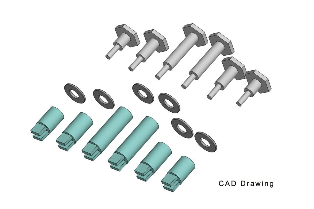 Piko 36093 G 36.5mm Starter Set Wheels Crankpins (Set of 6)
