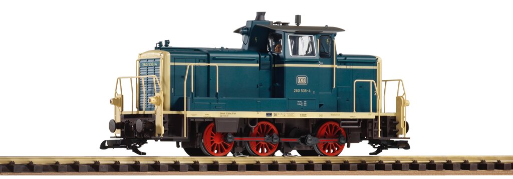 Piko 37526 G Blue/Beige Deutsche Bahn IV BR260 Diesel Switcher