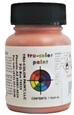 Tru-Color 343 Railroad Color Acrylic Paint B&QT Salmon - 1oz. Bottle