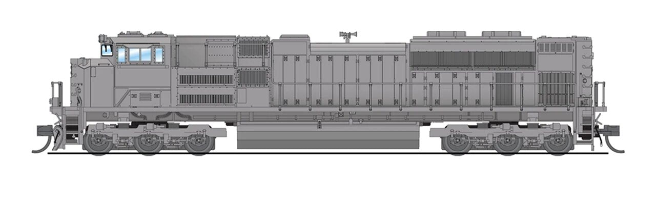Broadway Limited 6306 N Undecorated EMD SD70ACe Diesel Locomotive Sound/DC/DCC