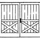 Scale Structures 2365 HO Freight Door without Transom (Pack of 4)