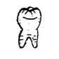 Scale Structures 2373 HO Large Tooth Dentist's Sign