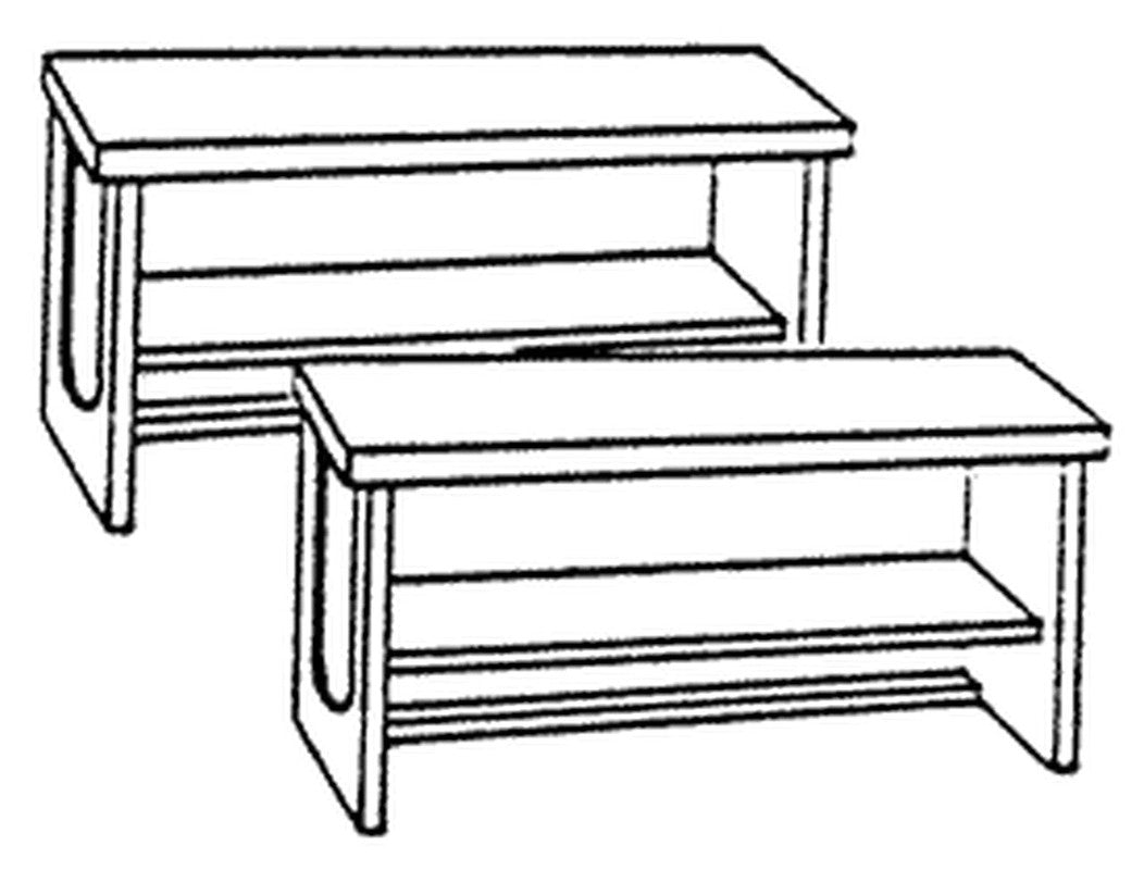 Scale Structures 5160 HO Retail Sales Counter/Showcase/Display Case (Pack of 2)