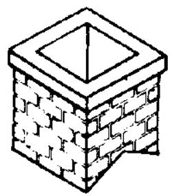 Alexander Scale 2706 HO Chimney Stone (Pack of 2)