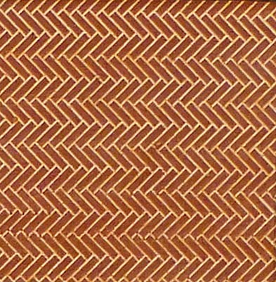 Chooch 8662 HO .100" Medium Flexible Harringbone Brick Sheet