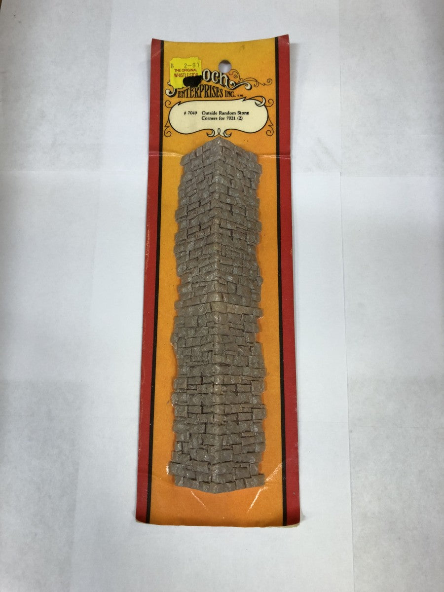 Chooch 7049 HO Outside Random Stone Corners for 7021 (2)