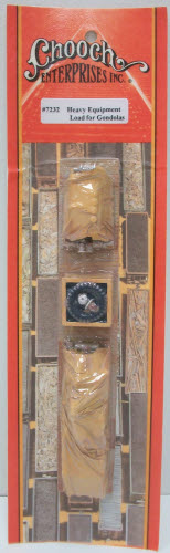 Chooch Enterprises 7232 HO Heavy Equipment Load For Flatcar