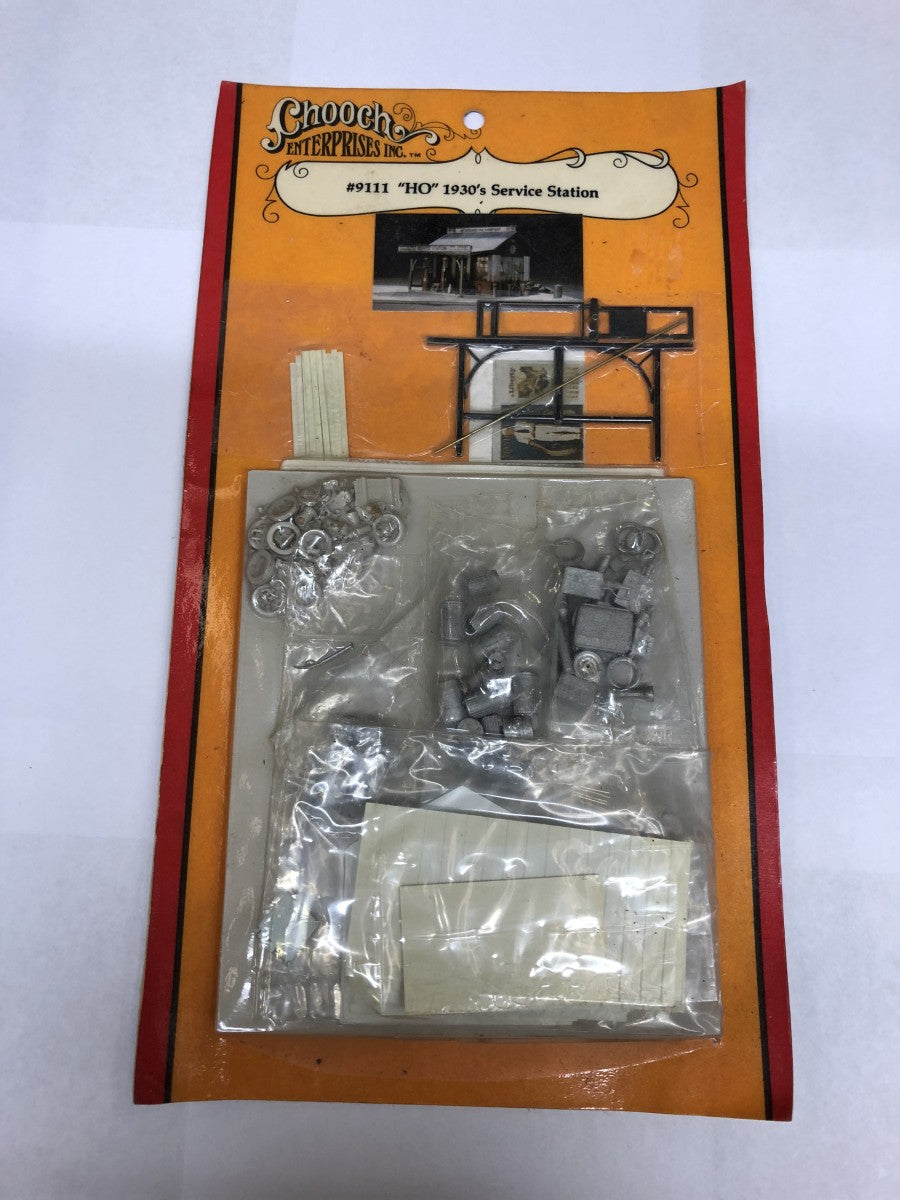 Chooch 9111 HO Scale 1930's Service Station Building Kit