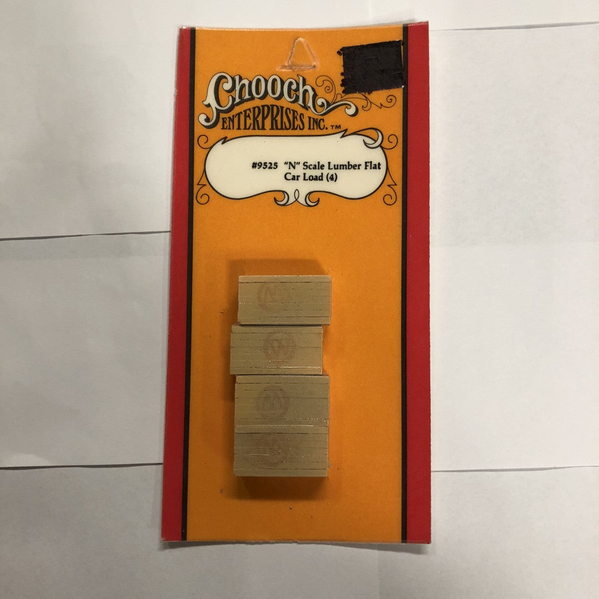 Chooch 9525 N Scale Lumber Flat Car Load (Pack of 4)
